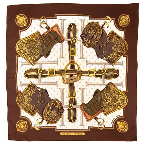 selles a housse hermes|Hermes Silk Scarf Selles a Housse by Christiane .